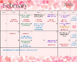 February Family Event Calendar